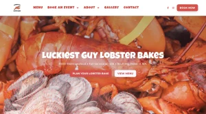 Website Launch: Luckiest Guy Lobster Bakes – A True Maine Experience, Now Online
