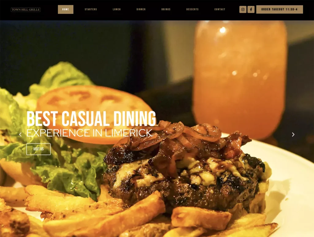 Explore the new Town Hill Grille website – your local spot for great food, friendly service, and the best casual dining experience in Limerick, Maine.